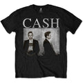 Black - Front - Johnny Cash Unisex Adult Mug Shot Mugshot T-Shirt