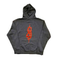 Grey - Back - Slipknot Unisex Adult Back Print Logo Pullover Hoodie