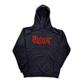 Navy Blue - Front - Slipknot Unisex Adult Back Print Logo Pullover Hoodie