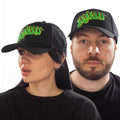 Black-Green - Front - Genesis Unisex Adult Classic Logo Baseball Cap