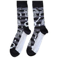 Black-White-Grey - Front - Johnny Cash Unisex Adult Ankle Socks