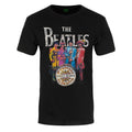 Black - Front - The Beatles Unisex Adult Sgt Pepper T-Shirt