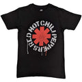 Black - Front - Red Hot Chilli Peppers Unisex Adult Stencil T-Shirt