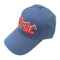 Denim Blue - Side - AC-DC Unisex Adult Logo Baseball Cap