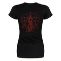 Black - Back - Slipknot Womens-Ladies Evil Witch T-Shirt