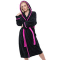 Black-Hot Pink - Side - Yungblud Unisex Adult I'm Weird Robe