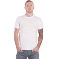 White - Front - Fleetwood Mac Unisex Adult Logo Cotton Hi-Build T-Shirt