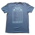 Blue - Back - Seasick Steve Unisex Adult Sonic Soul Surfer Back Print T-Shirt