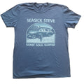 Blue - Front - Seasick Steve Unisex Adult Sonic Soul Surfer Back Print T-Shirt