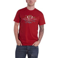 Red - Front - U2 Unisex Adult Joshua Tree Back Print T-Shirt