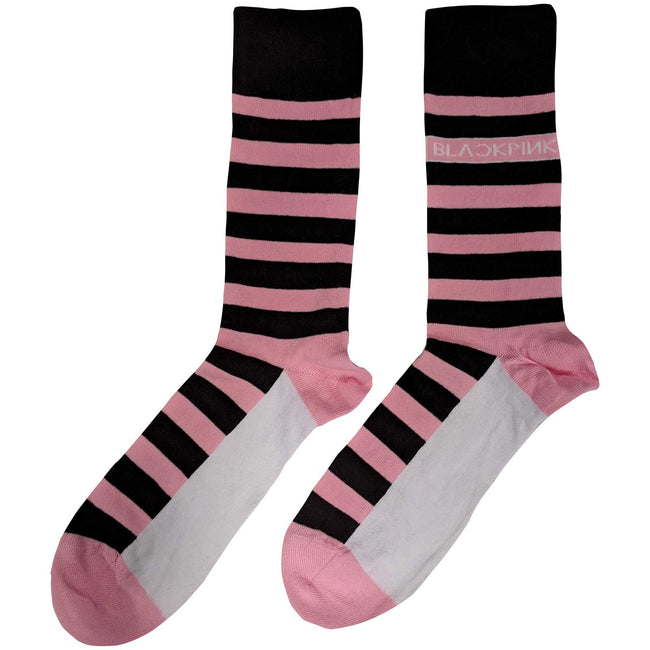 BlackPink Unisex Adult Stripe Logo Socks