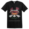 Black - Front - Metallica Unisex Adult Master Of Puppets European Tour '86 Back Print T-Shirt