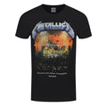 Black - Front - Metallica Unisex Adult Stockholm ´86 Back Print T-Shirt