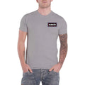 Grey - Side - Oasis Unisex Adult Lines T-Shirt