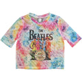 Multicoloured - Front - The Beatles Womens-Ladies Sgt Pepper Mesh Crop Top