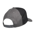 Charcoal Grey-Black-Red - Back - AC-DC Unisex Adult Two Tone Logo Baseball Cap