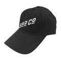 Black-White - Front - Bad Company Unisex Adult Slant Logo Baseball Cap