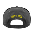 Black-Charcoal Grey - Back - Guns N Roses Unisex Adult Two Tone Logo Baseball Cap