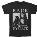 Black - Front - Amy Winehouse Unisex Adult Back To Black Cotton T-Shirt