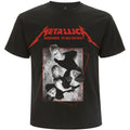 Black - Front - Metallica Unisex Adult Hardwired Band Concrete T-Shirt