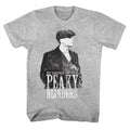 Grey - Front - Peaky Blinders Unisex Adult Tommy Shelby T-Shirt