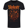 Black - Front - Slipknot Womens-Ladies The Wheel Back Print T-Shirt