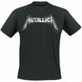 Black - Front - Metallica Unisex Adult Spiked Back Print T-Shirt