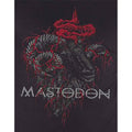 Black - Side - Mastodon Unisex Adult Rams Head Cotton T-Shirt