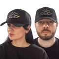 Black - Close up - Pink Floyd Unisex Adult The Dark Side Of The Moon Bordered Baseball Cap