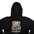 Black - Back - Kiss Unisex Adult End Of The Road Final Tour Hoodie