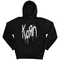 Black - Front - Korn Unisex Adult Still A Freak Back Print Hoodie