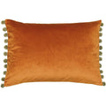 Rust-Khaki - Front - Paoletti Fiesta Rectangle Cushion Cover