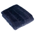 Navy - Front - Riva Paoletti Empress Throw