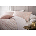 Blush Pink-Gold - Back - Furn Tessellate Duvet Cover And Pillowcase Set