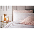 Blush Pink-Gold - Side - Furn Tessellate Duvet Cover And Pillowcase Set