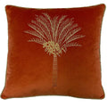Coral - Front - Furn Palm Tree Cushion Cover