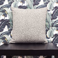 Silver Grey-White - Side - Riva Home Chenille Leopard Print Cushion Cover