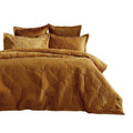 Gold - Front - Paoletti Palmeria Contemporary Oxford Pillowcase