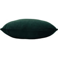 Bottle Green - Back - Evans Lichfield Sunningdale Velvet Rectangular Cushion Cover
