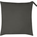 Grey - Front - Furn Plain Outdoor Cushion Cover