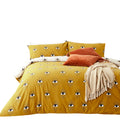 Ochre Yellow - Back - Furn Theia Eye Duvet Cover Set