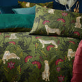 Multicoloured - Back - Furn Tropica Cheetah Duvet Cover Set