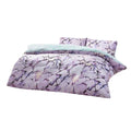 Pastel Purple - Front - Style Lab Marble Duvet Cover Set