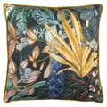 Blue-Green-Yellow - Front - Paoletti Veadeiros Botanical Cushion Cover