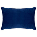 Navy-Pink-Green - Back - Paoletti Kala Lily Cushion Cover