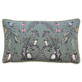 Sage - Front - Wylder Wild Mirrored Creatures Cushion Cover