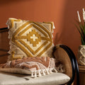 Mustard - Pack Shot - Furn Kalai Tufted Tassel Cushion