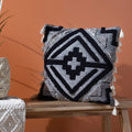 Black - Pack Shot - Furn Kalai Tufted Tassel Cushion