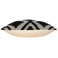 Black - Side - Furn Lamar Diamond Cushion Cover