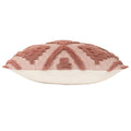 Brick Red - Side - Furn Lamar Diamond Cushion Cover